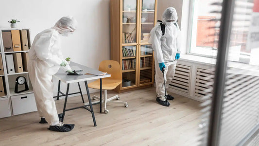 White Hazmat Suit