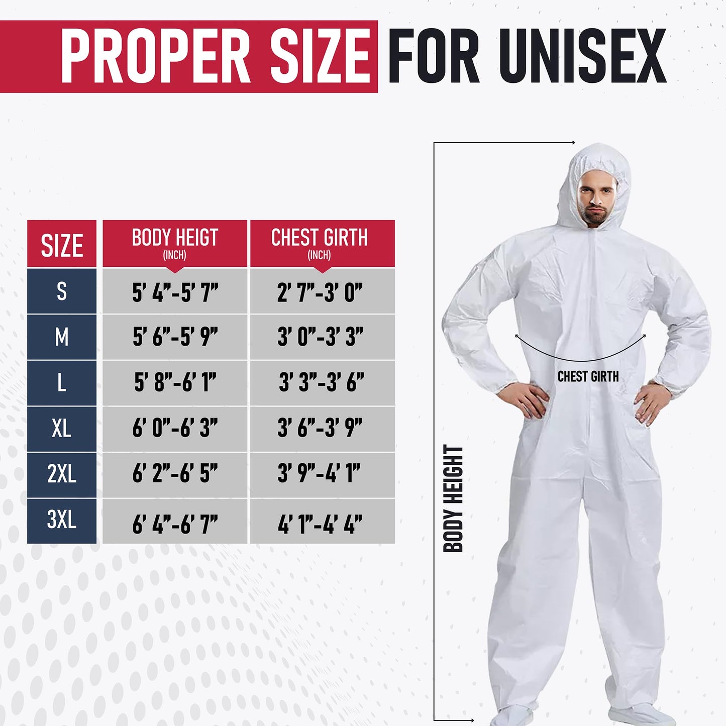 Size for unisex