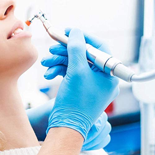 Blue Nitrile gloves for dental