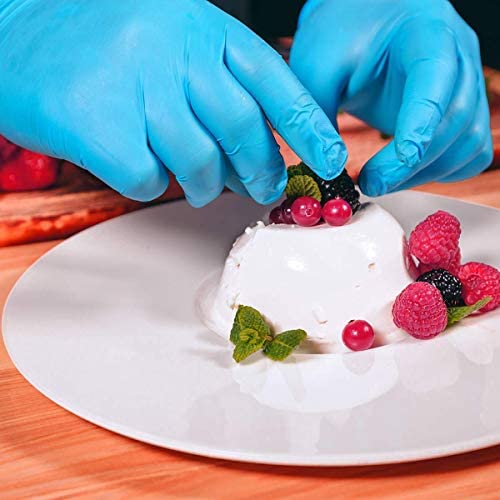 Blue Nitrile gloves for kitchen