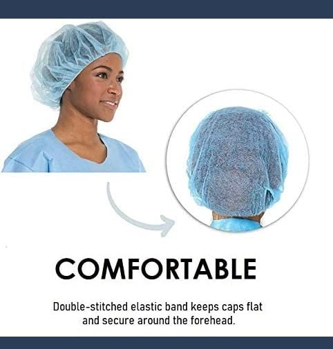 Comfortable disposable bouffant caps