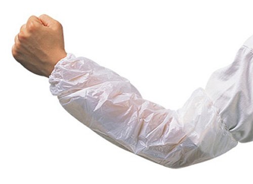 disposable white sleeve