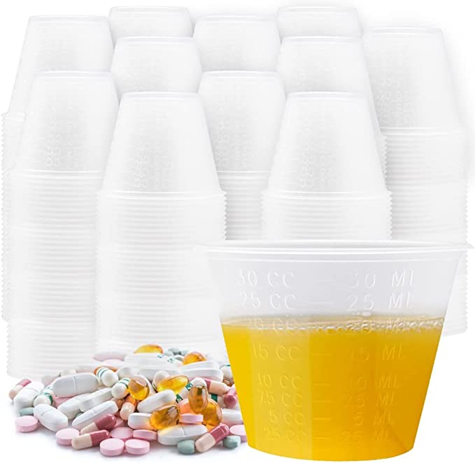 Non-Sterile Graduated Plastic Medicine Cups 1 oz, 5000 Count