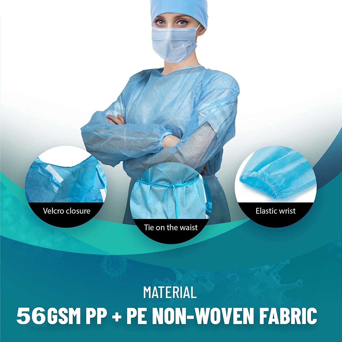 56GSM PP + PE NON-WOVEN FABRIC