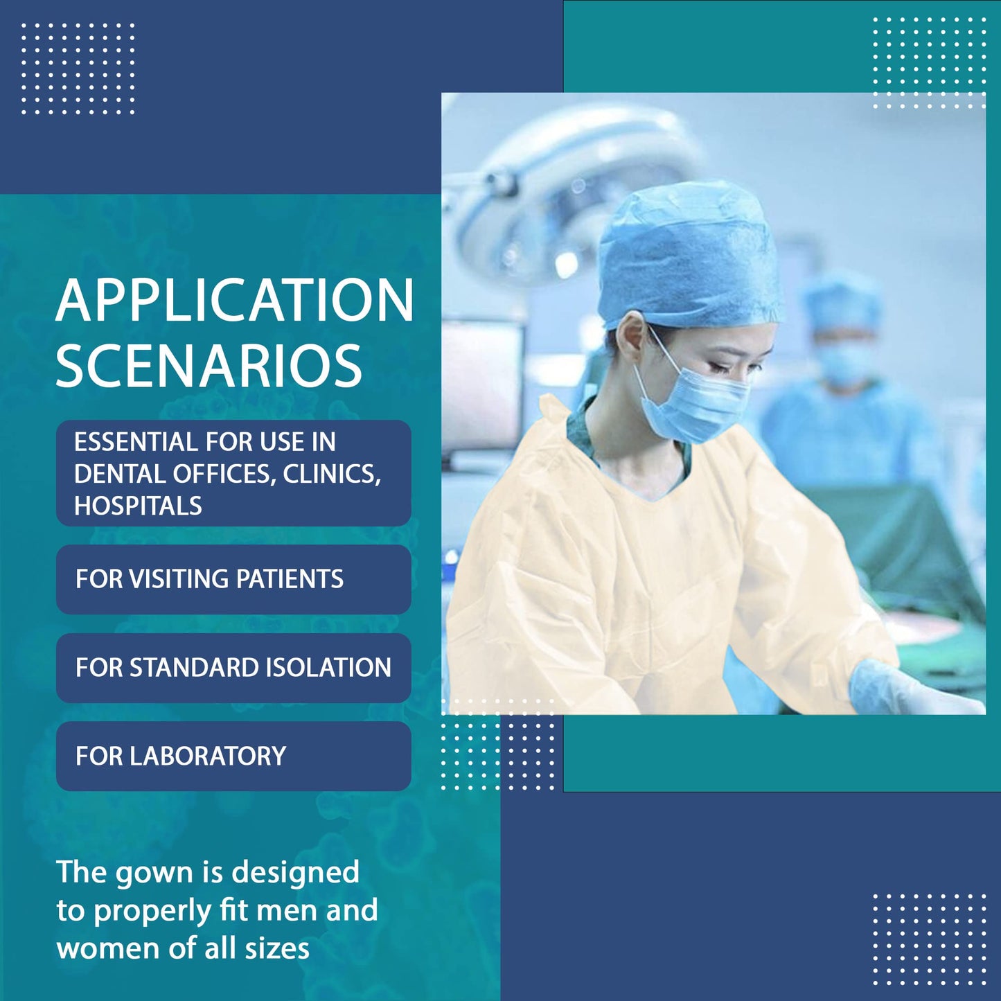 Multiple Uses- Medical Nation’s medical ppe gowns