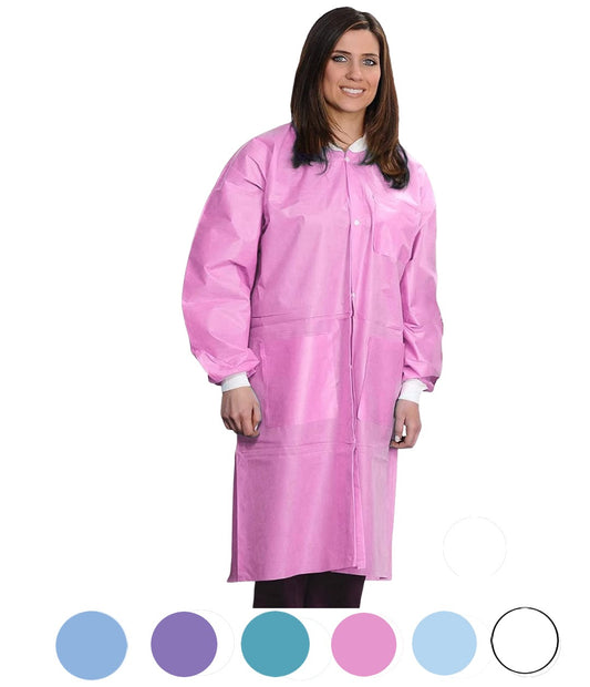 10 Pack Disposable Lab Coats