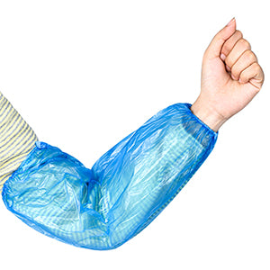 disposable blue sleeve