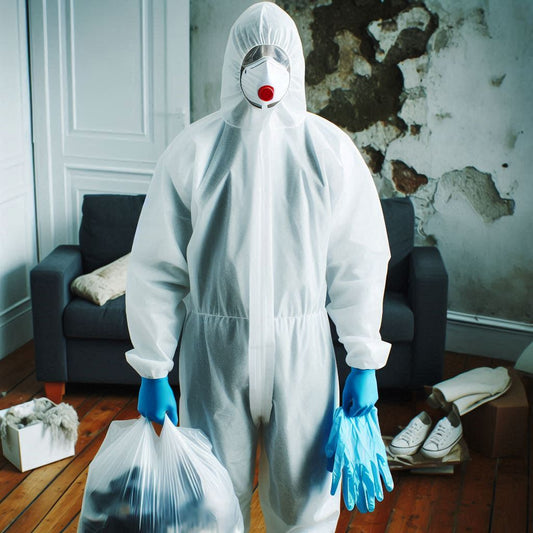 Disposable Hazmat Suits for Mold Cleanup