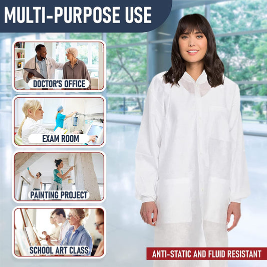 disposable lab coats enhance workplace hygiene