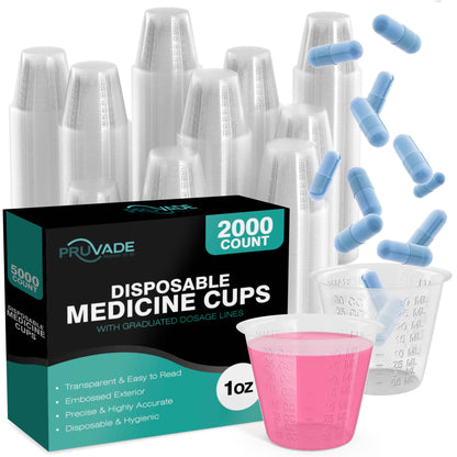 1-oz. Medicine Cups with Graduated Dosage Lines