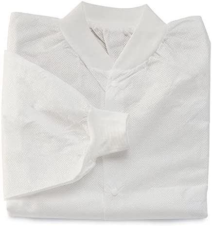 10 Pack White Disposable Lab Coats